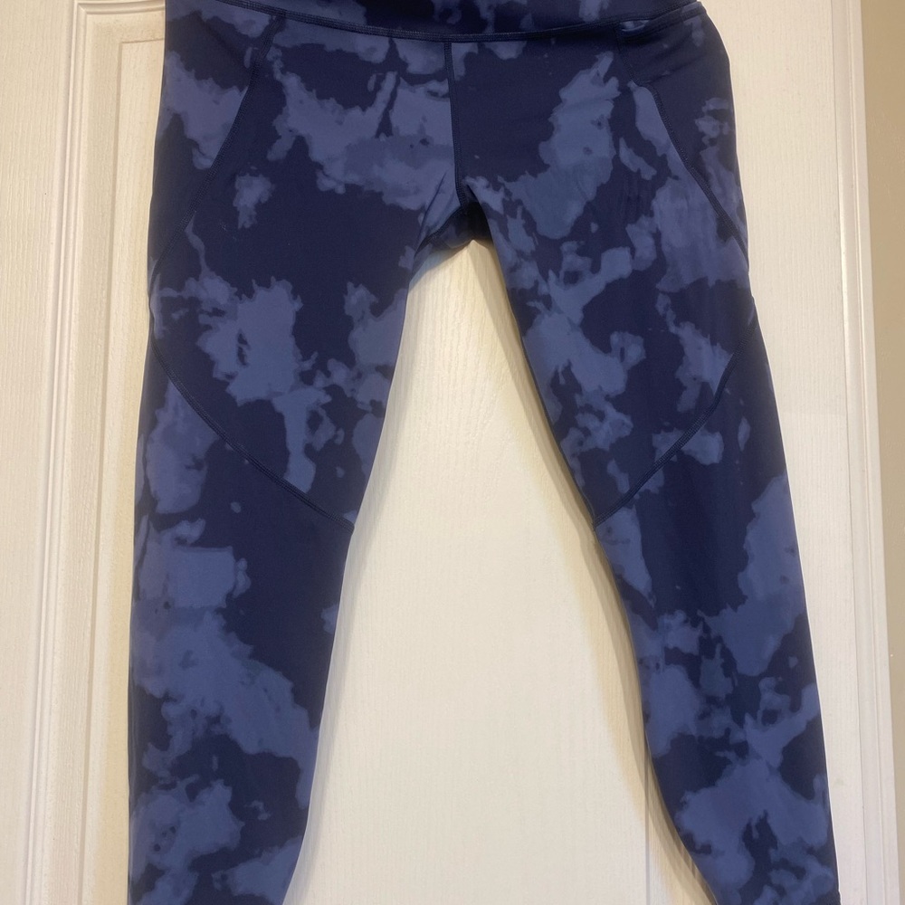 Sweaty Betty Urban Blue Camouflage Leggings